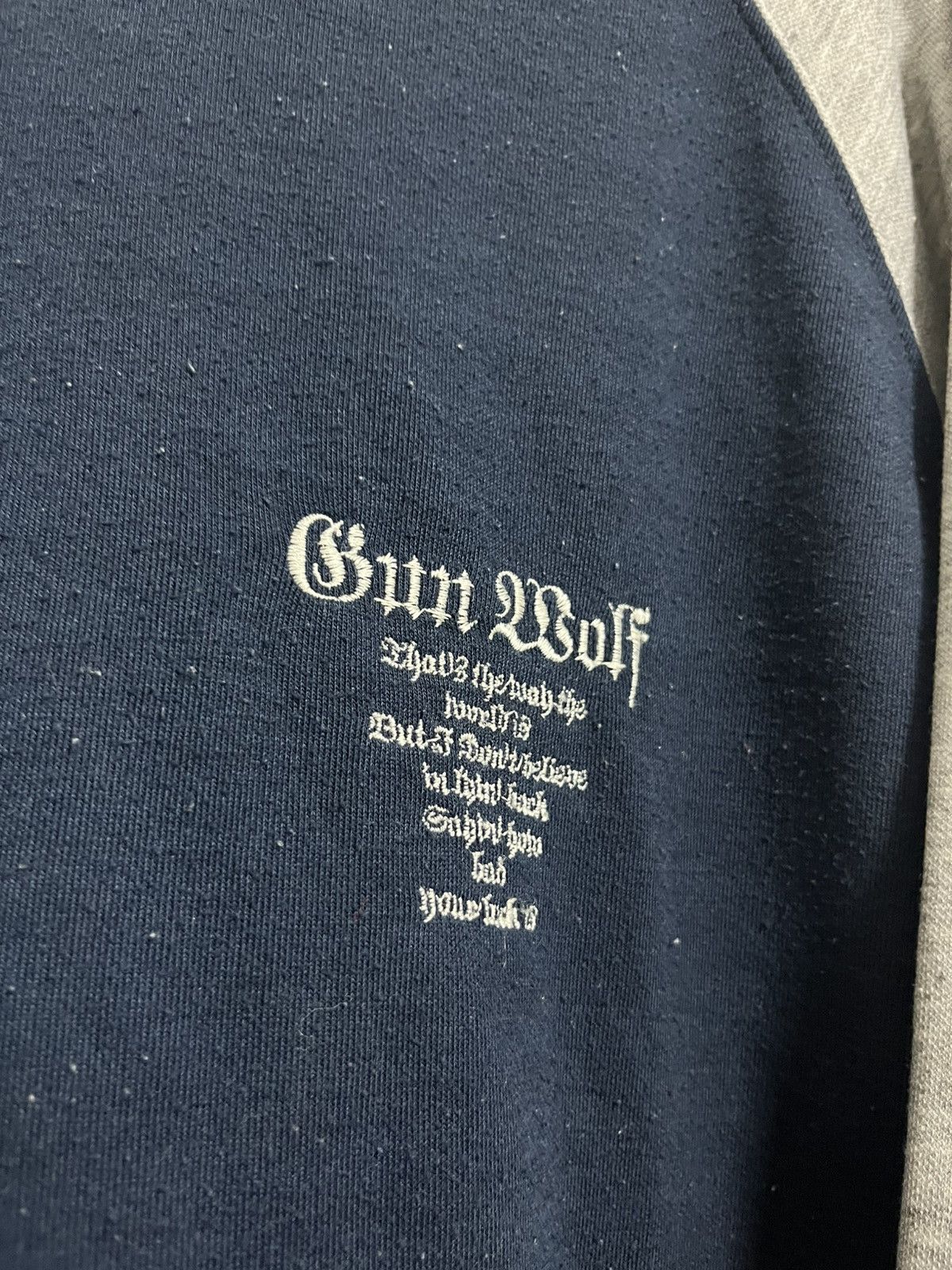Japanese Brand 💥VINTAGE💥 Sun Wolf Dog Town Polycotton Sweatshirts Size US L / EU 52-54 / 3 - 5 Thumbnail