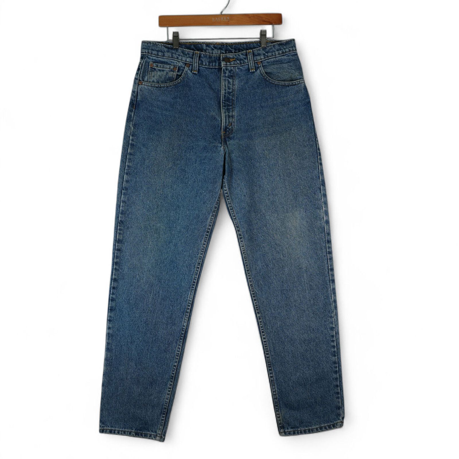 Levi's Vintage 1994 Levis 550 Jeans 36x32 Relaxed Fit Tapered Leg Size US 36 / EU 52 - 1 Thumbnail