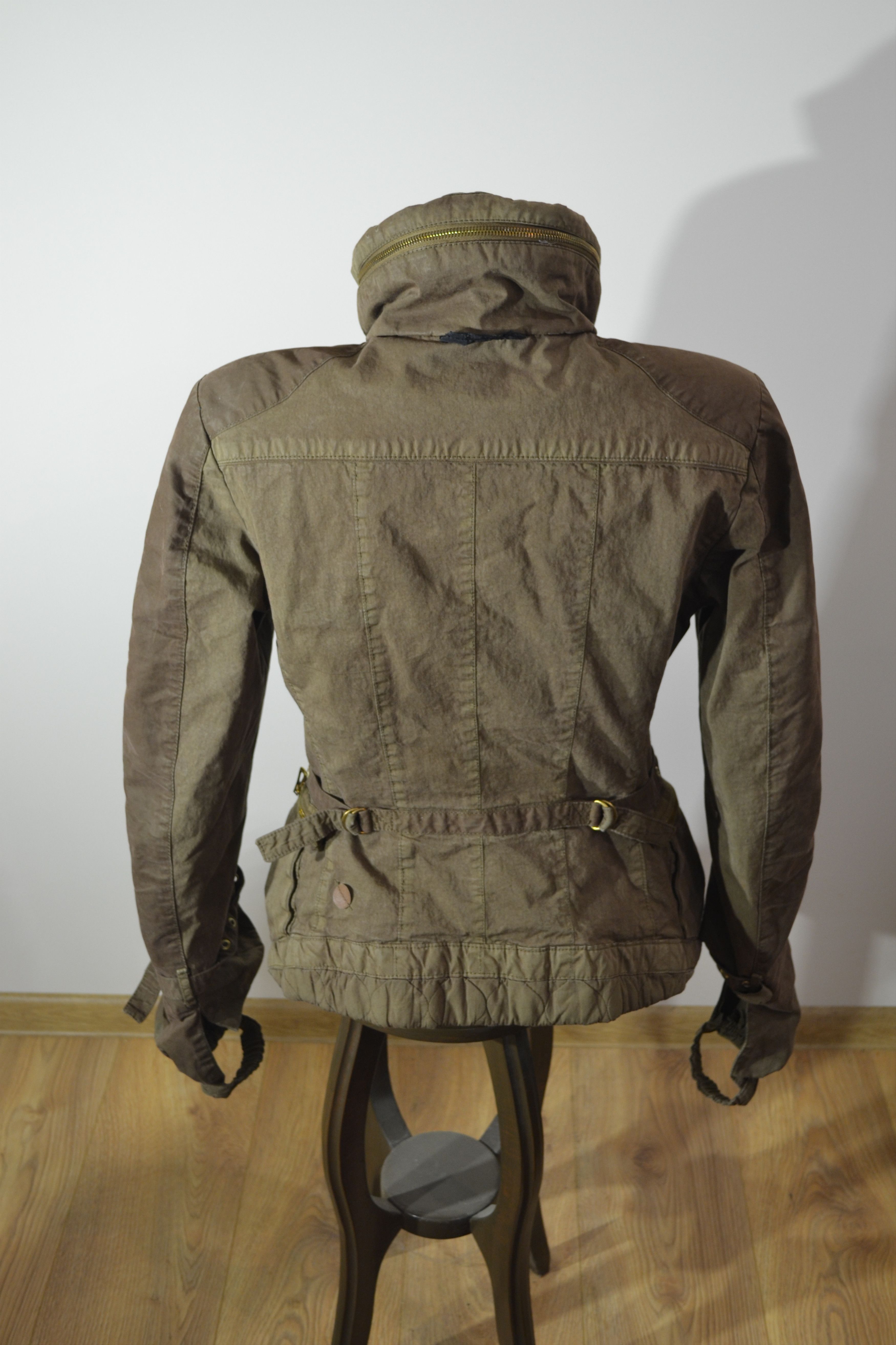 Hugo Boss Rare Vintage Hugo Boss Orange Women’s Moto Biker Jacket Size S / US 4 / IT 40 - 5 Thumbnail