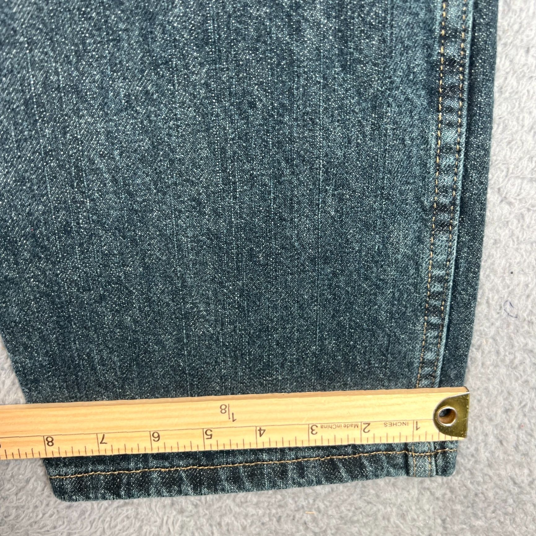 Wrangler Wrangler Jeans Mens 32x34 Blue Denim Regular Fit Straight Leg 965T1QS Size US 32 / EU 48 - 2 Thumbnail