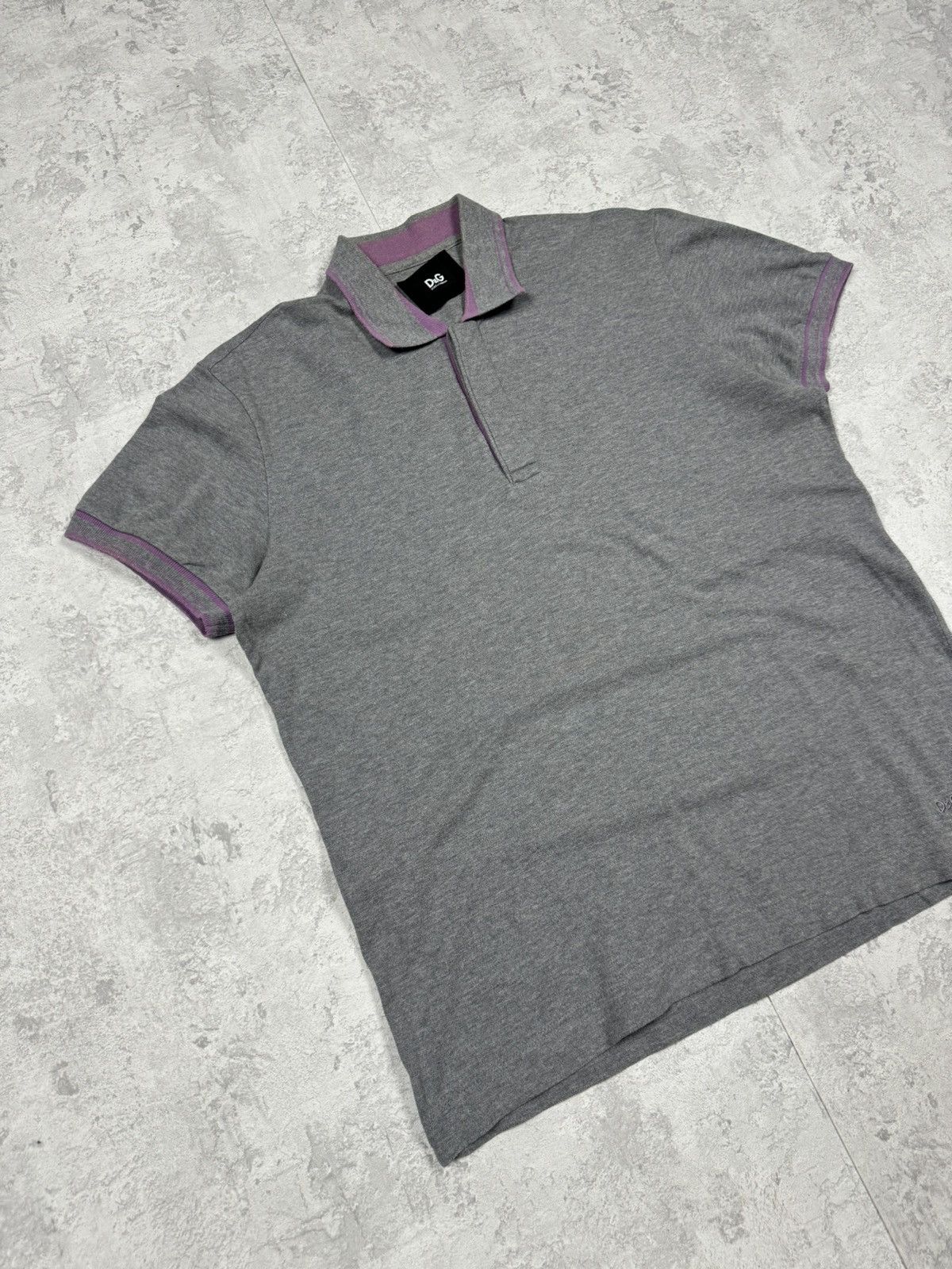Dolce & Gabbana Dolce & Gabbana Gray Polo Shirt Size 50 Size US M / EU 48-50 / 2 - 2 Thumbnail