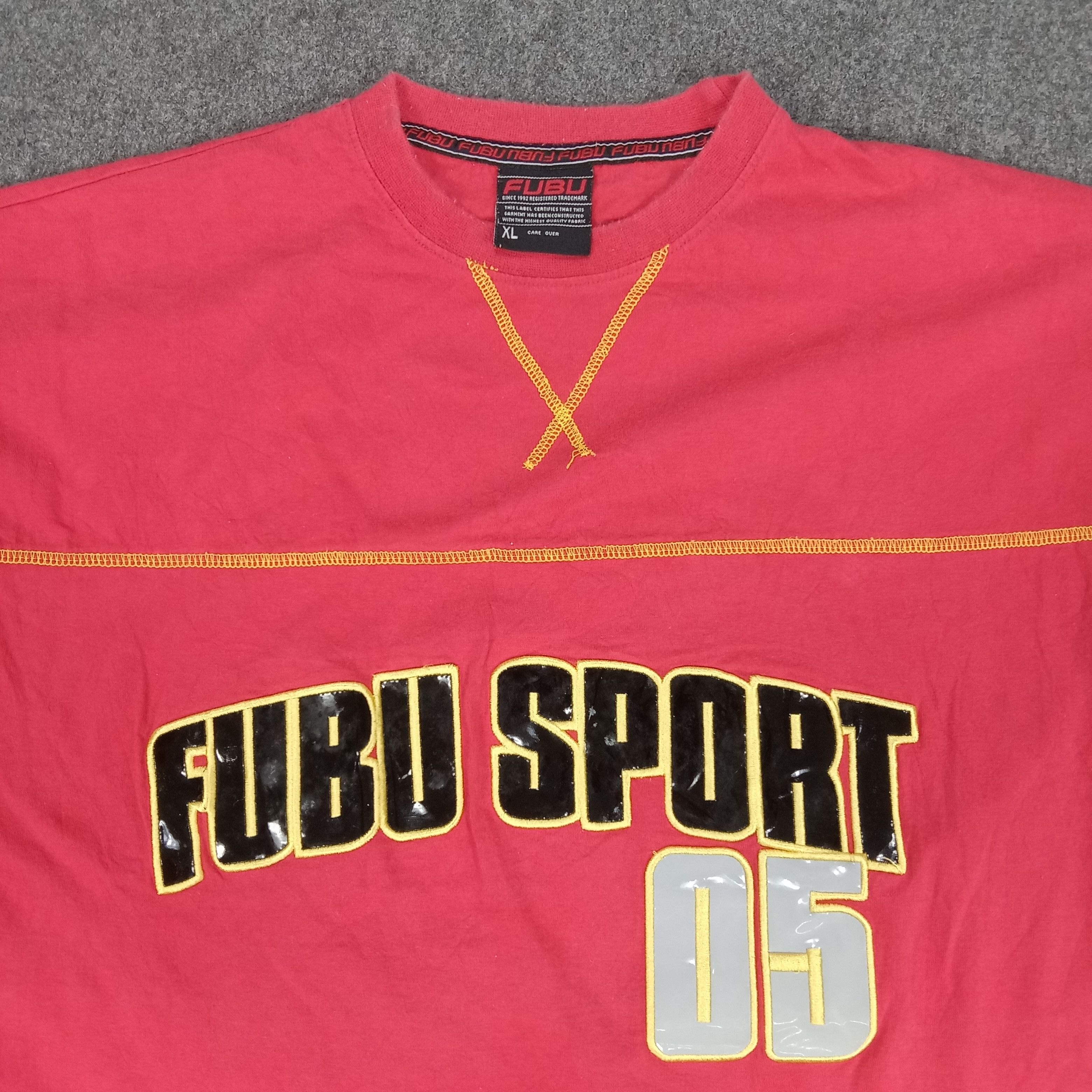 Fubu × Vintage Fubu Sport 05 American Skateboard Style Tshirt Size US XL / EU 56 / 4 - 2 Thumbnail