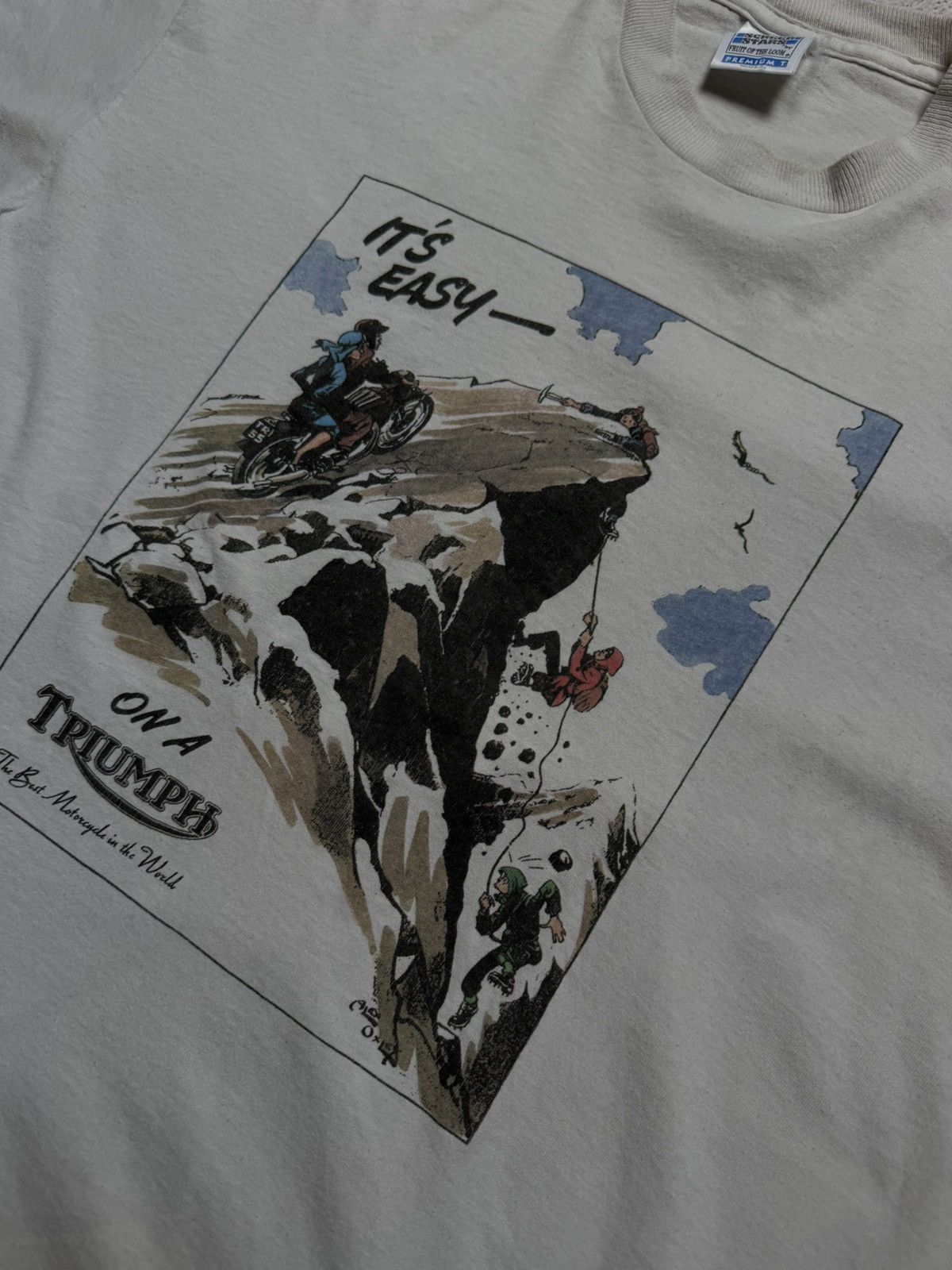 Other Vintage Triumph Deadstock It’s Easy On A Triumph Graphic Size US XL / EU 56 / 4 - 6 Thumbnail