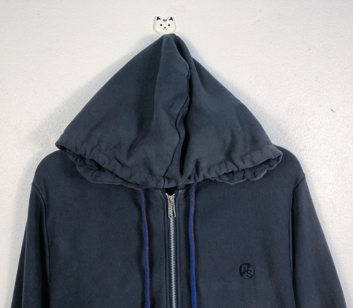 Paul Smith Rare Vintage Paul Smith Faded Hoodie Sweatshirt Size US L / EU 52-54 / 3 - 2 Thumbnail