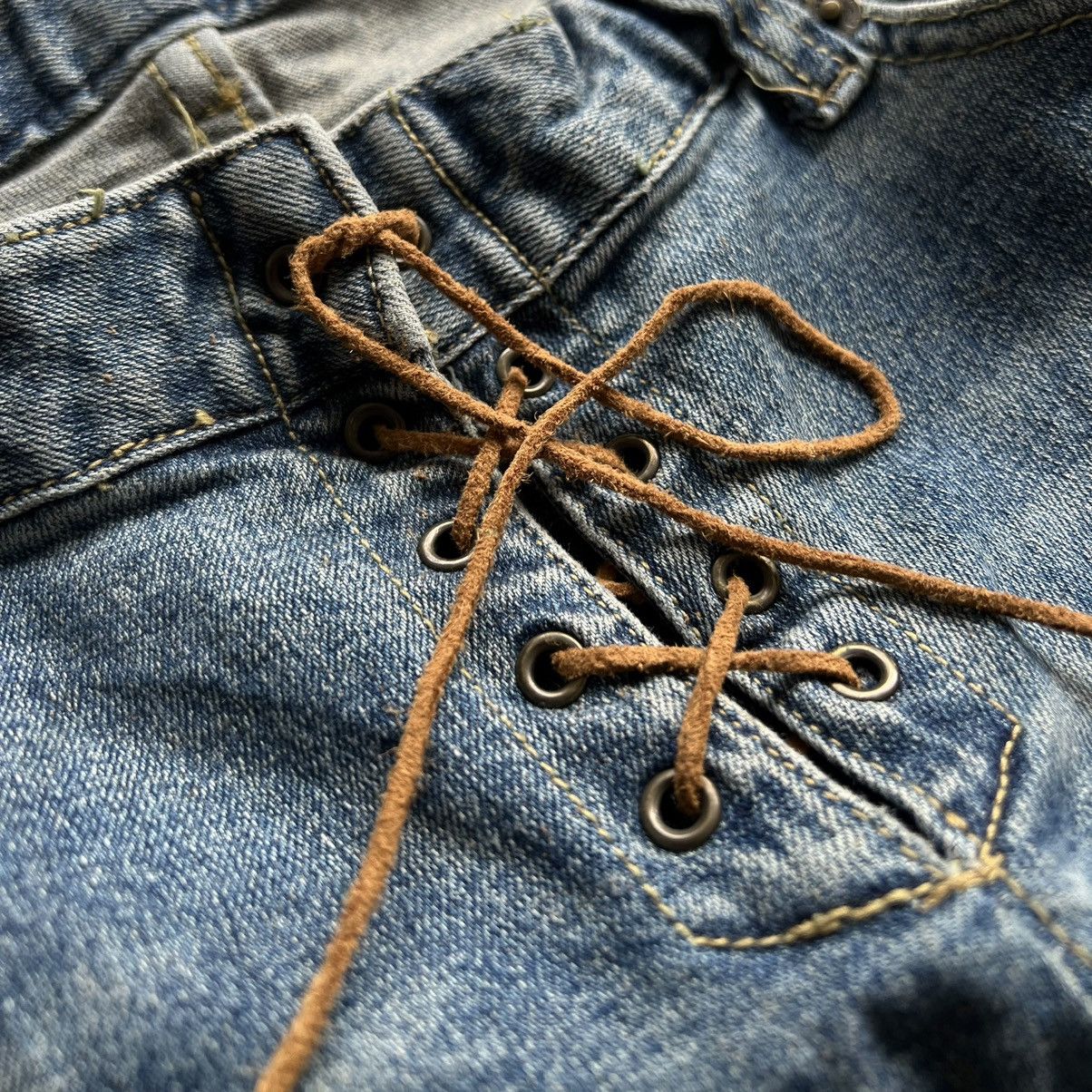 If Six Was Nine × Japanese Brand CECIL McBEE FLARE JEANS Size 30" / US 8 / IT 44 - 4 Thumbnail