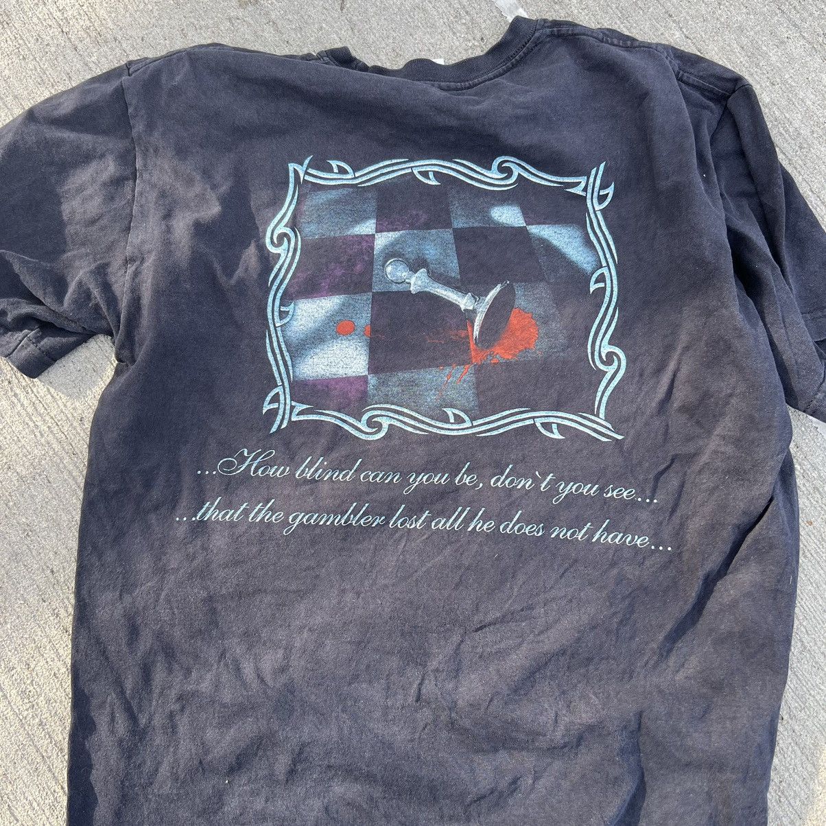 Band Tees × Vintage Vintage Nightwish Faded Band Tee Rare T-Shirt 00’s Size US L / EU 52-54 / 3 - 5 Thumbnail