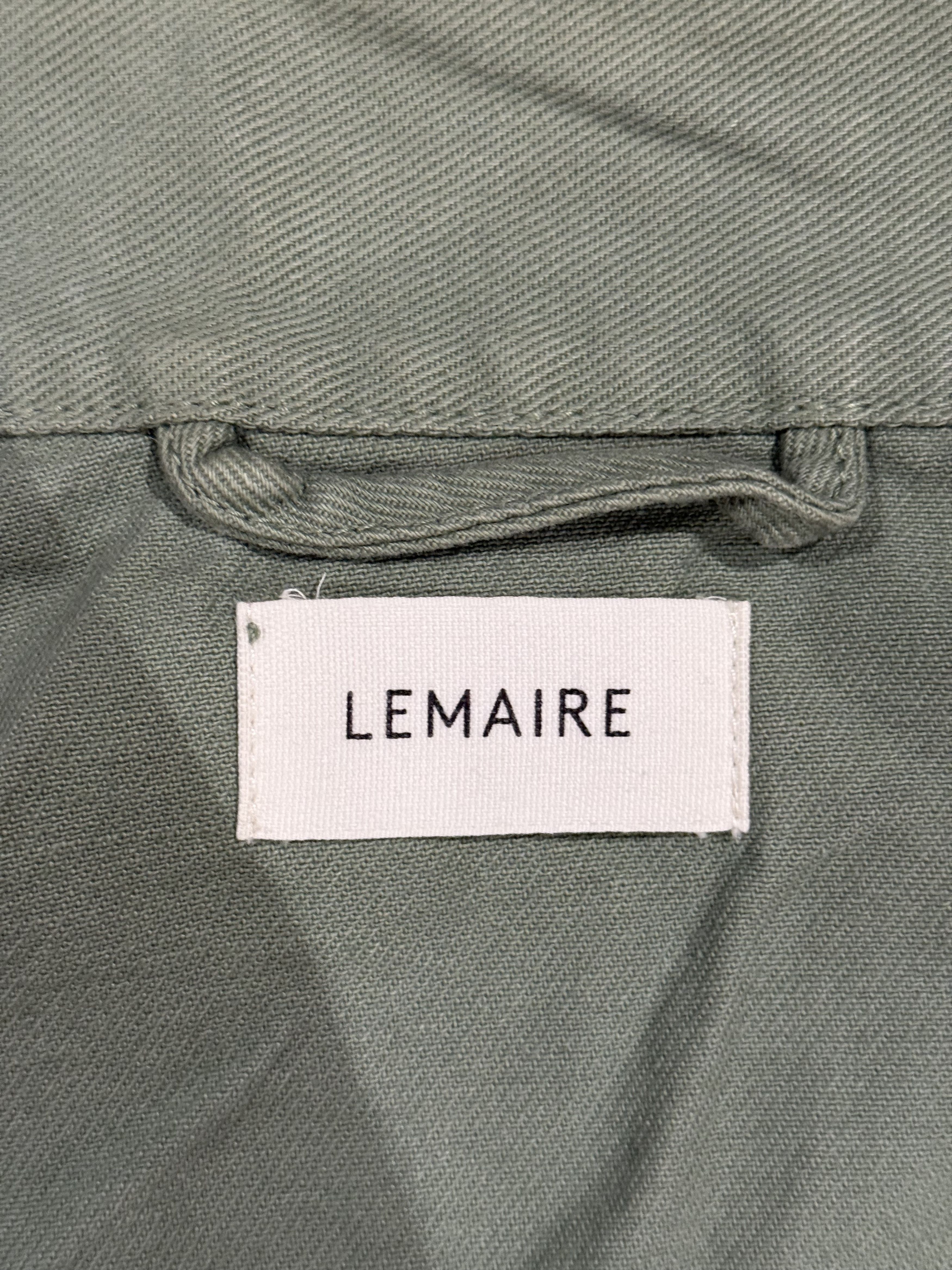 Lemaire 💚 Lemaire Trucker Overshirt Hedge Green Jacket 46 Size US S / EU 44-46 / 1 - 18 Thumbnail