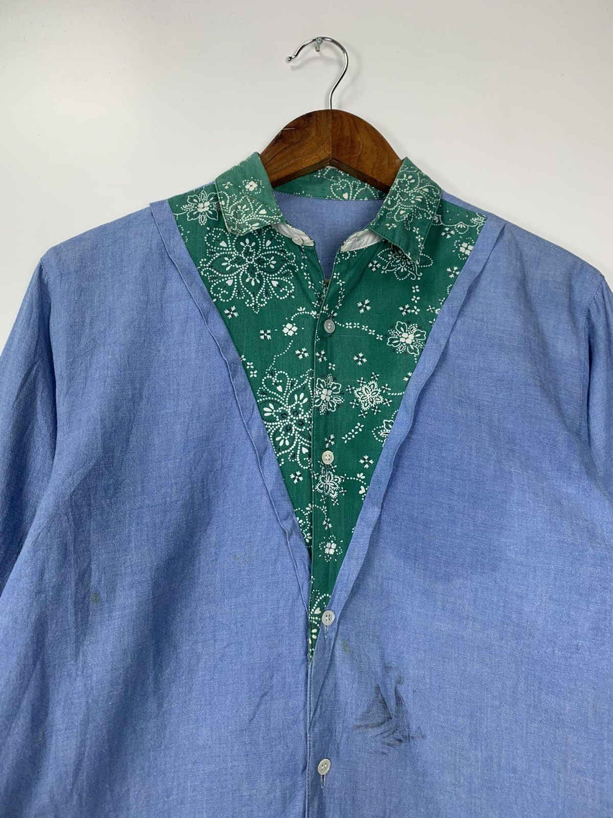 Japanese Brand Vintage Denim Button up Size US S / EU 44-46 / 1 - 3 Thumbnail