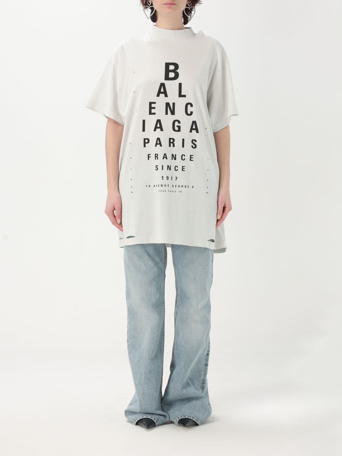 Balenciaga Balenciaga T-Shirt Woman Black Size S / US 4 / IT 40 - 1 Thumbnail