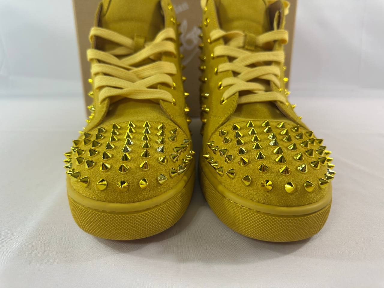 Christian Louboutin Christian Louboutin Louis Orlato Spikes Flat Sneakers Suede Size US 11 / EU 44 - 3 Thumbnail