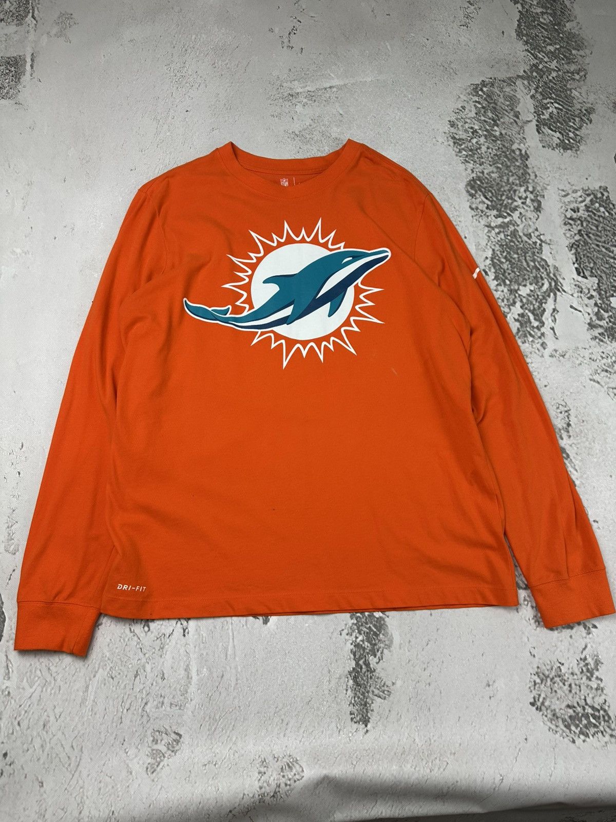 Nike Nike Dolphins NFL Team Long Sleeve Dri-Fit Orange Size US L / EU 52-54 / 3 - 1 Thumbnail