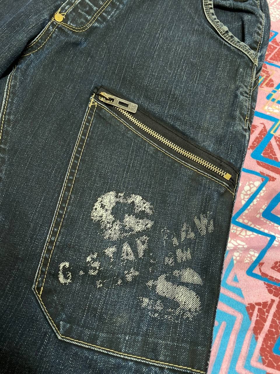 G-Star Vintage Jeans Baggy Flared Wide Japanese Hype Straigh Size US 30 / EU 46 - 7 Thumbnail