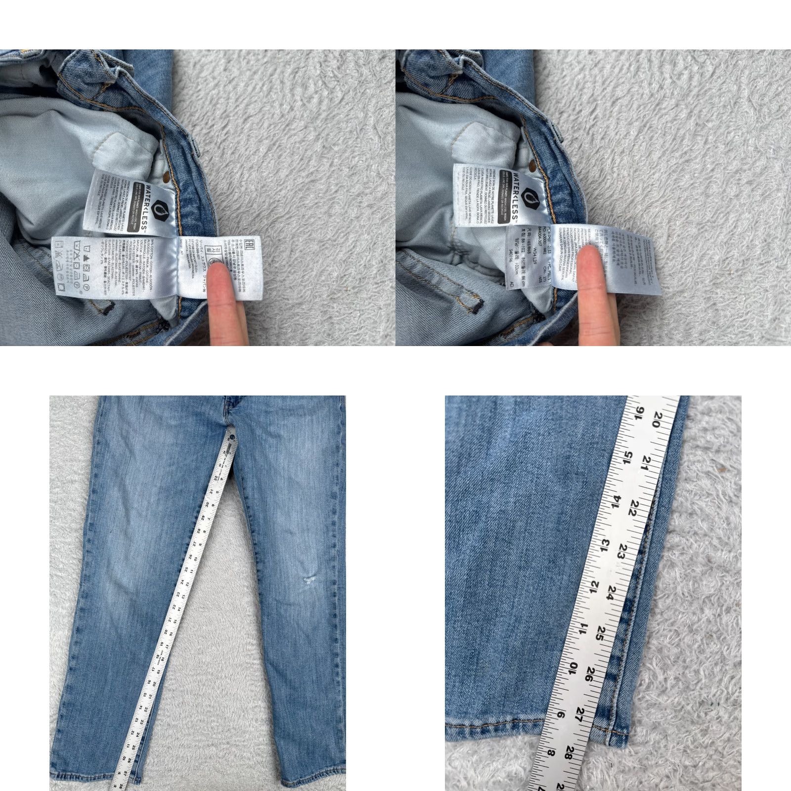 Levi's Levi's Jeans Adult 34 Blue Denim 511 Cotton Blend Regular 5-Pocket Design Vintage No Size US 34 / EU 50 - 8 Thumbnail
