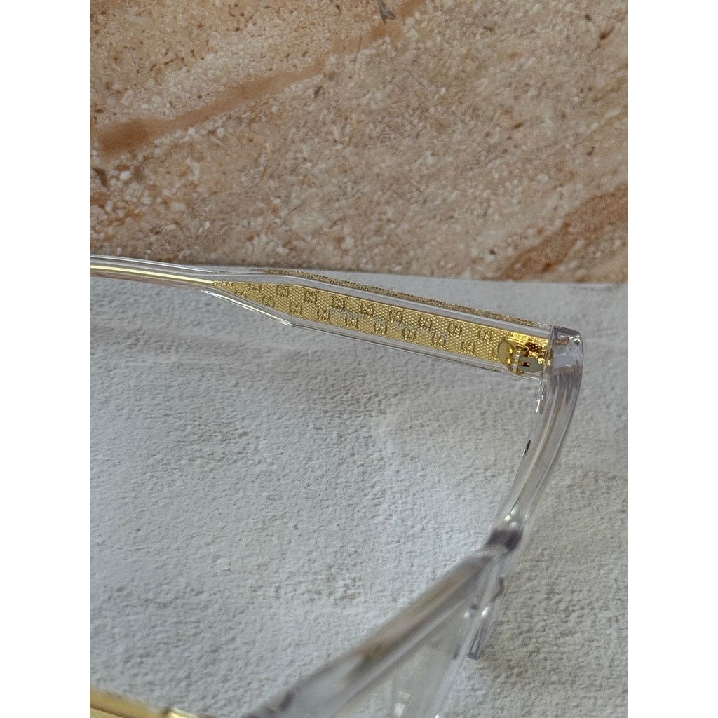 Gucci NEW Gucci GG2066O Clear Cat Eye Eyeglasses Frames Size ONE SIZE - 6 Thumbnail