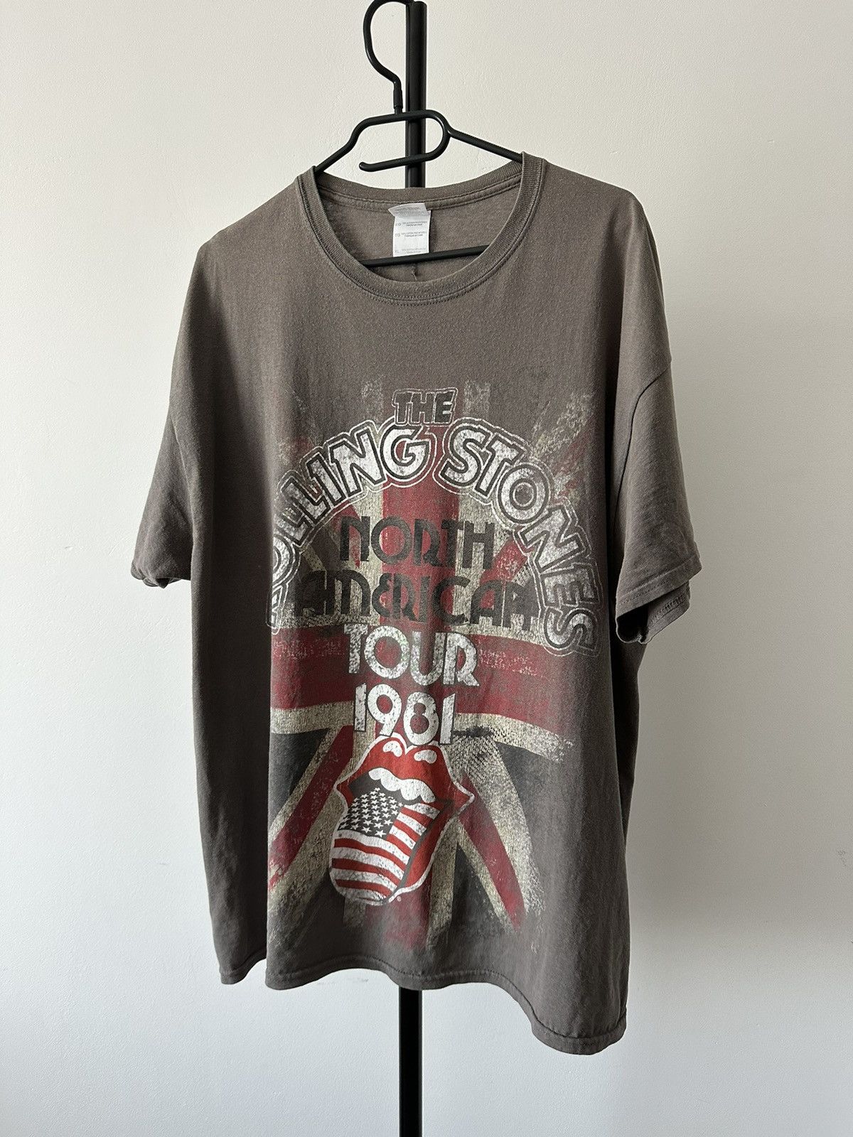 The Rolling Stones 2011 the Rolling Stones reprint tour tee rock band heavy Size US XL / EU 56 / 4 - 6 Thumbnail