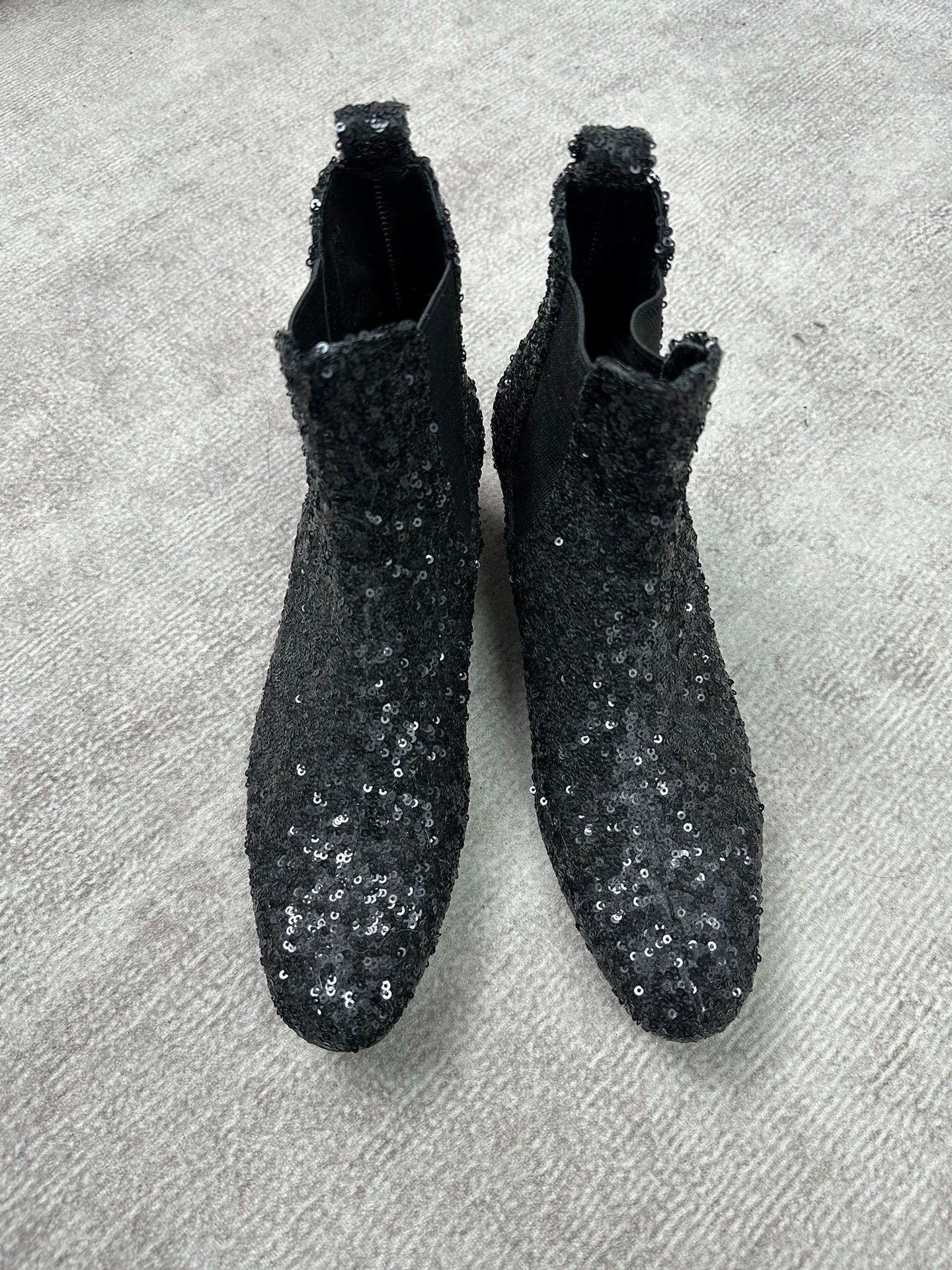 Comme des Garcons Comme des Garçons Sequin High Heel Boots 24 (EU38) Bling Bar Size US 7.5 / IT 37.5 - 3 Thumbnail