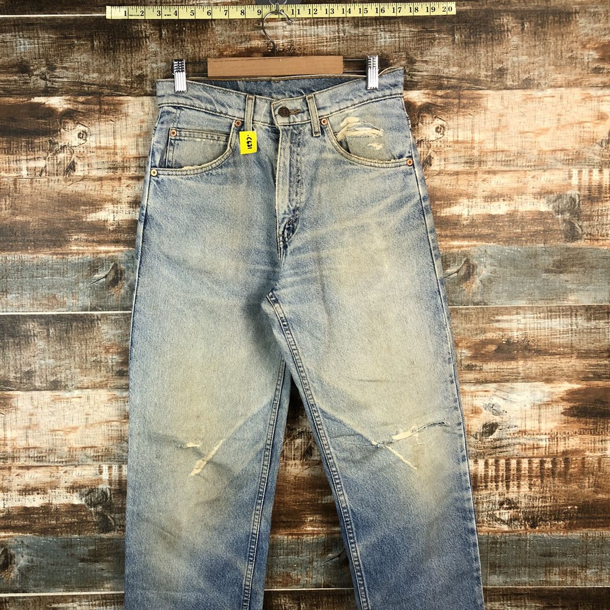Levi's DL Levis 610 orange tag Distressed Denim Pants #C631 Size US 30 / EU 46 - 2 Thumbnail