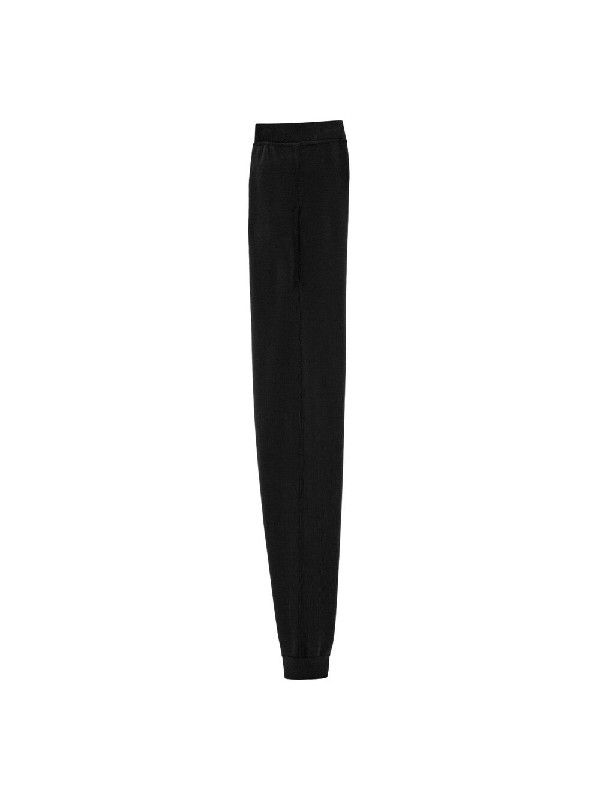 Saint Laurent Paris oc11z0126 740463 Sweatpants in Wool in Black Size 27" / US 4 / IT 40 - 2 Thumbnail