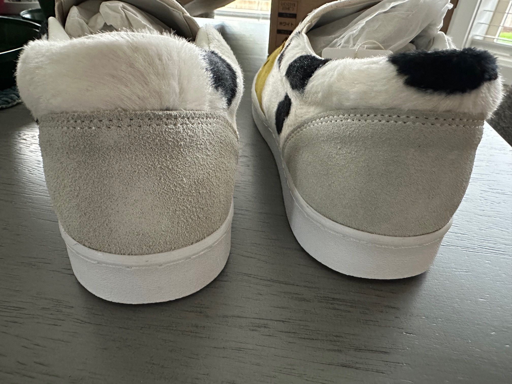 Kapital Kapital Cow Pattern Rain Smile Slip-On Shoe Size US 9.5 / EU 42-43 - 16 Thumbnail