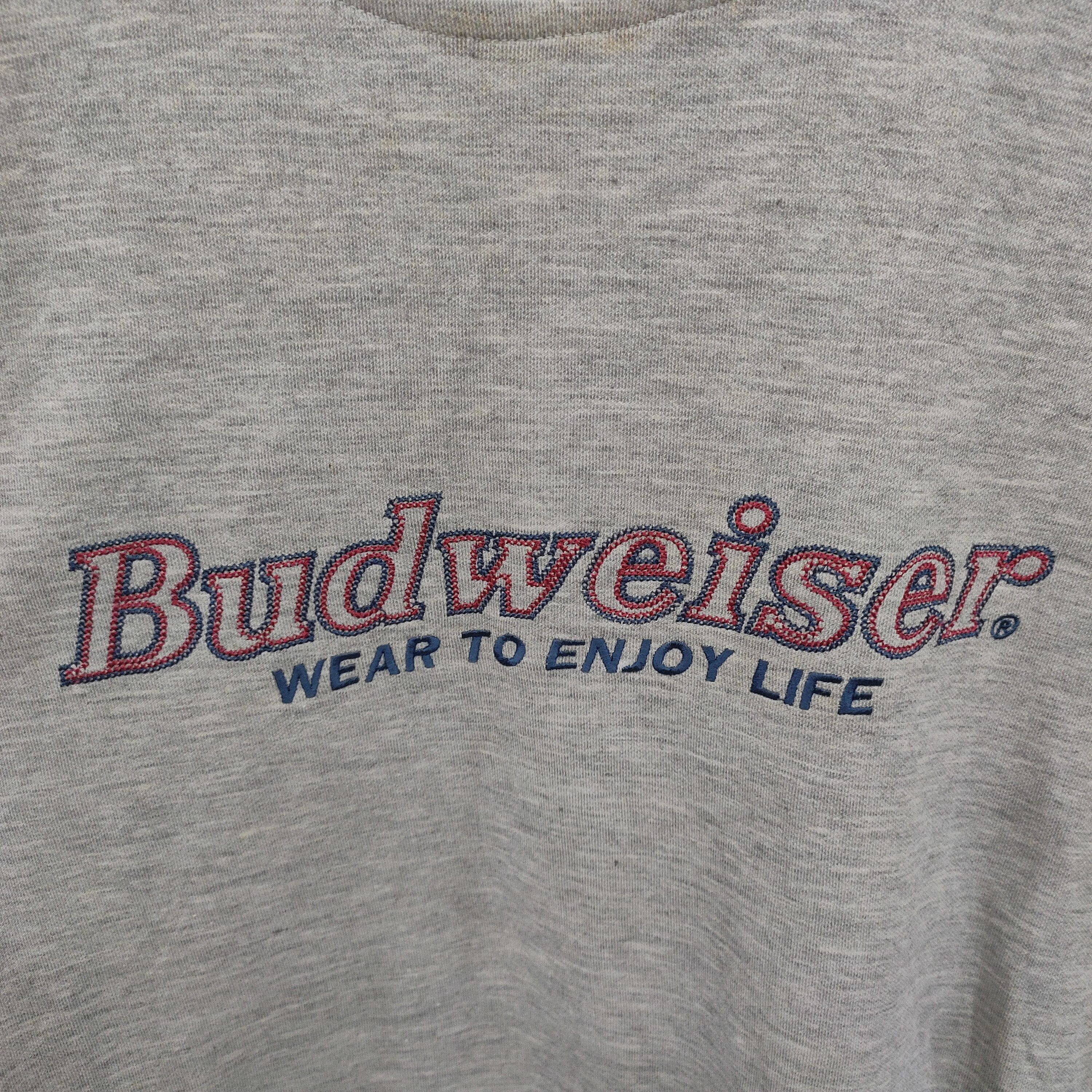 Budweiser × Vintage 80s Budweiser Sweatshirt Size US M / EU 48-50 / 2 - 7 Thumbnail