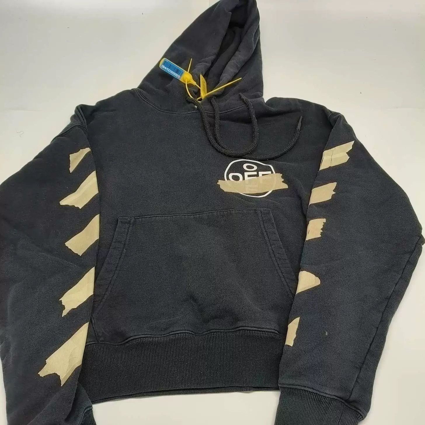 Off-White Off-White yellow rubber arrow print hoodie Size US S / EU 44-46 / 1 - 2 Thumbnail