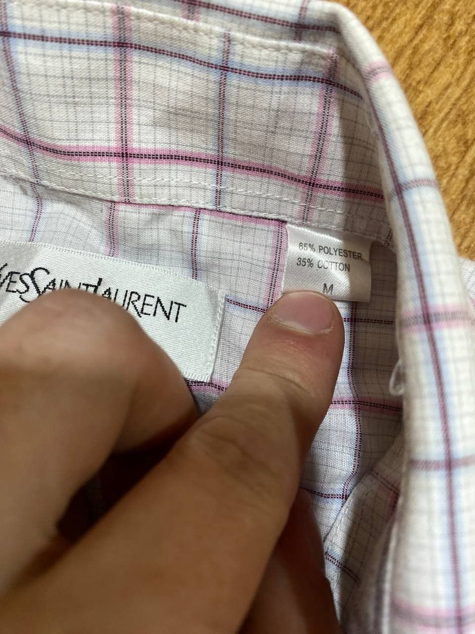 Yves Saint Laurent Yves Saint Laurent YSL Mens Short Sleeve Shirt Size US M / EU 48-50 / 2 - 3 Thumbnail