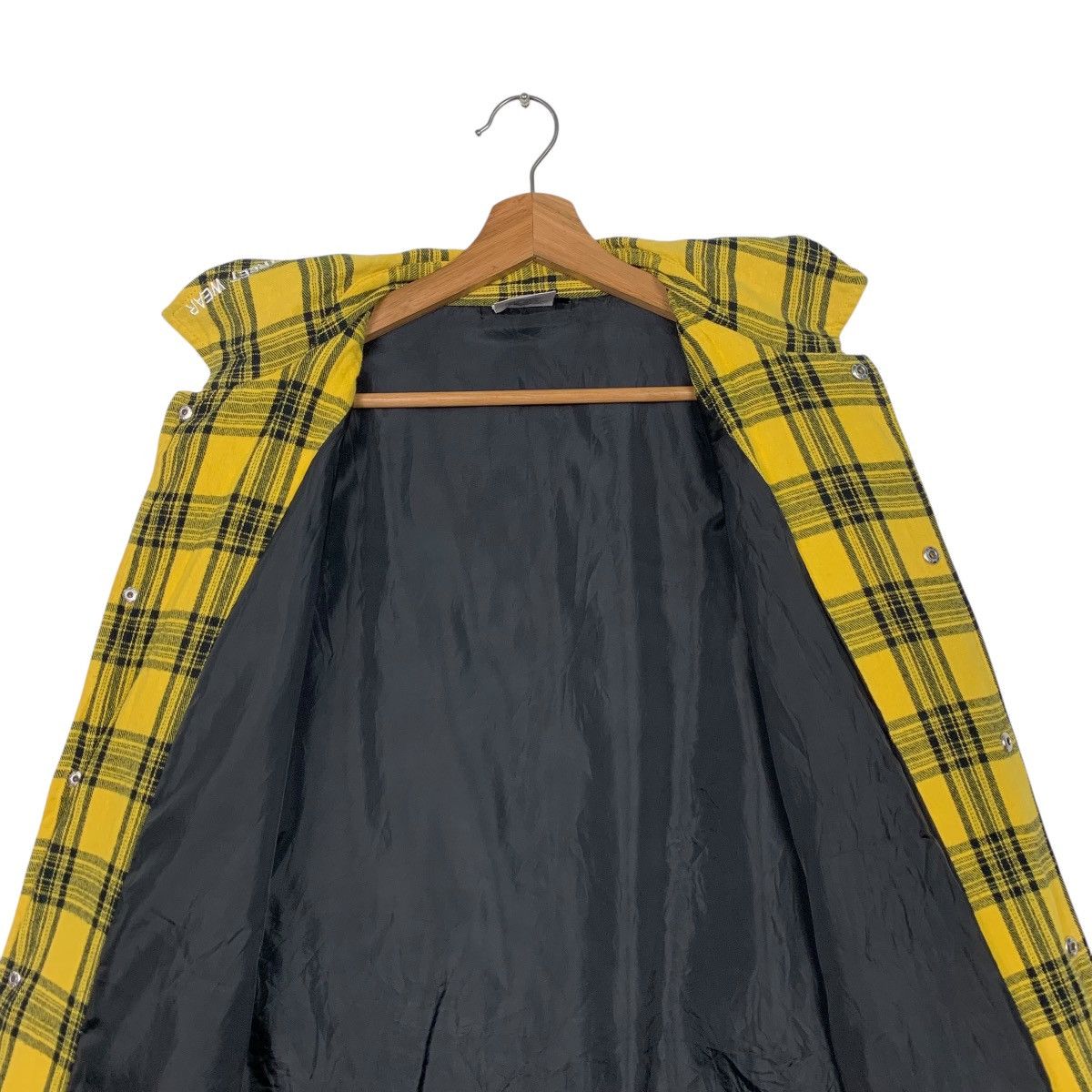 Vision Streetwear VISION STREETWEAR Big Logo Yellow Checked Jacket #1574-C70 Size US M / EU 48-50 / 2 - 12 Thumbnail