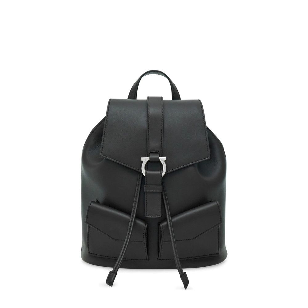 Salvatore Ferragamo Ferragamo BLACK Backpacks Size ONE SIZE - 1 Thumbnail