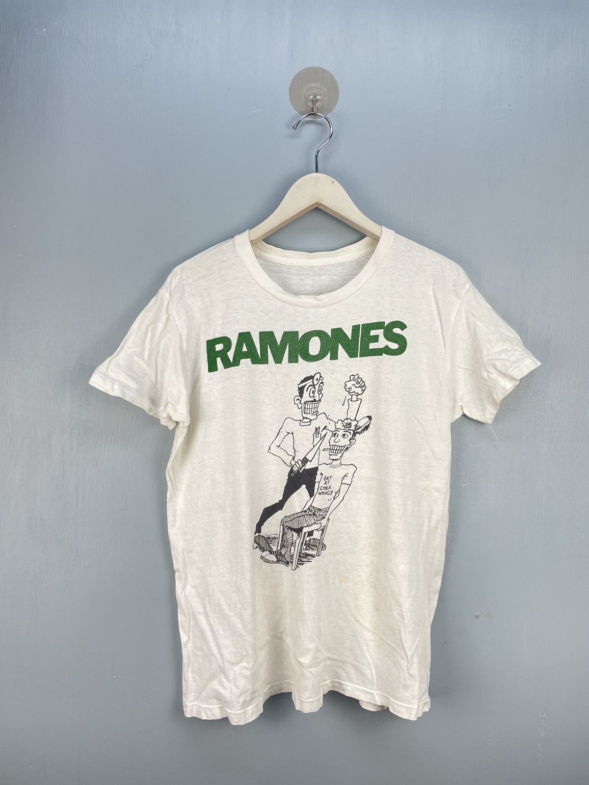 Vintage 80s Ramones punk band t shirt