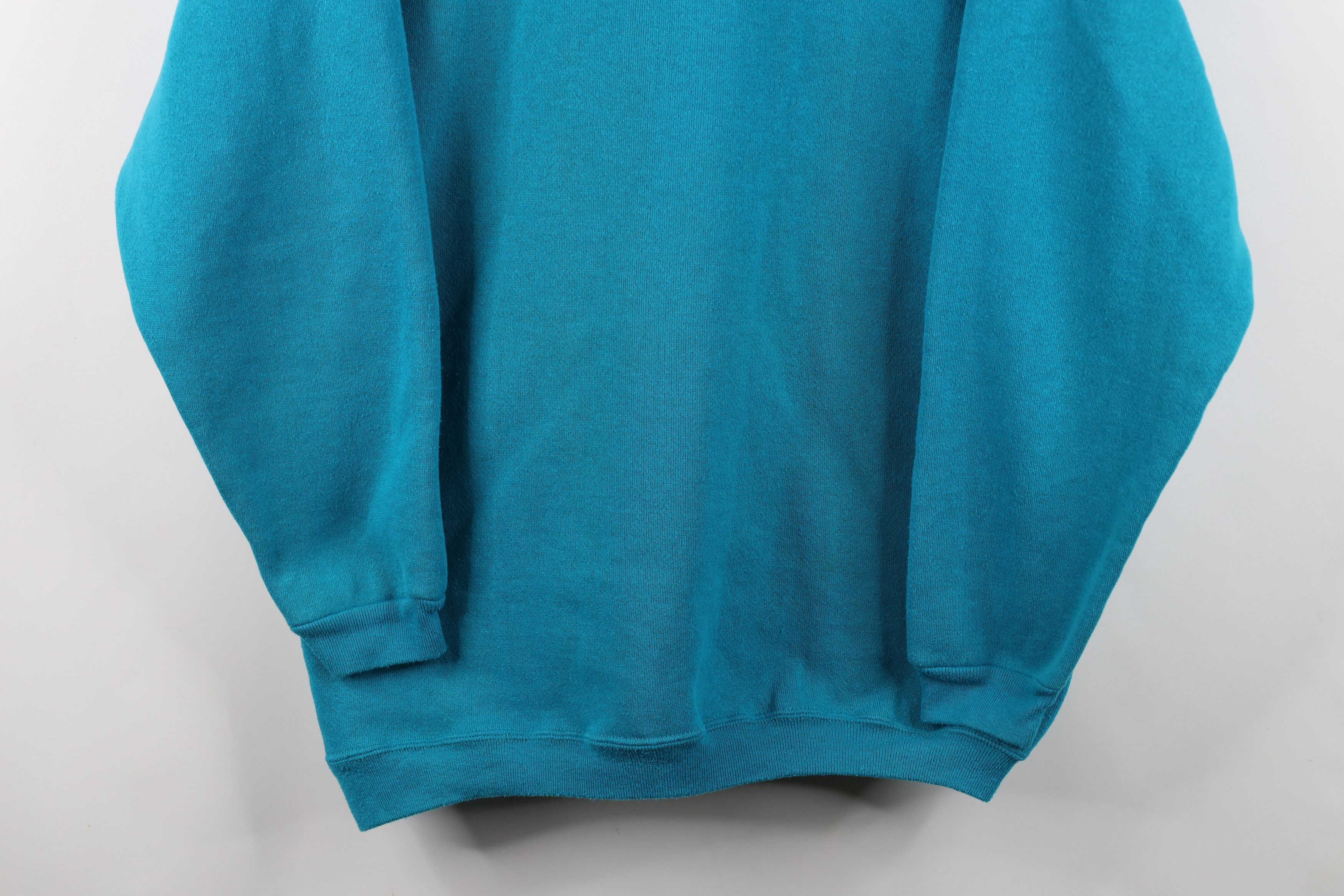 Vintage Vintage 90s Streetwear Heavy Crewneck Sweatshirt Blue USA Size L / US 10 / IT 46 - 3 Thumbnail