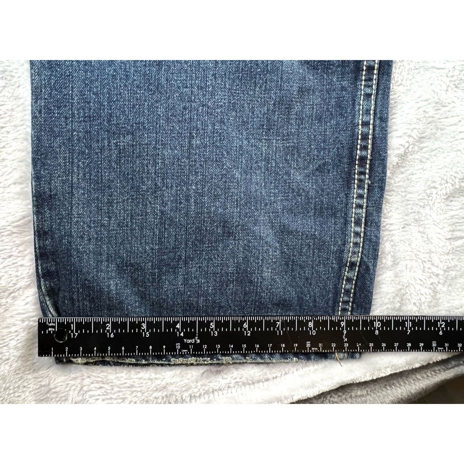 CO Iron Clothing Co Jeans Mens 33x34 Blue Mid Rise Straight Loose Jeans Mens 33 34 Pockets Comfort Men Blue Straight 90s? Size US 33 - 4 Thumbnail