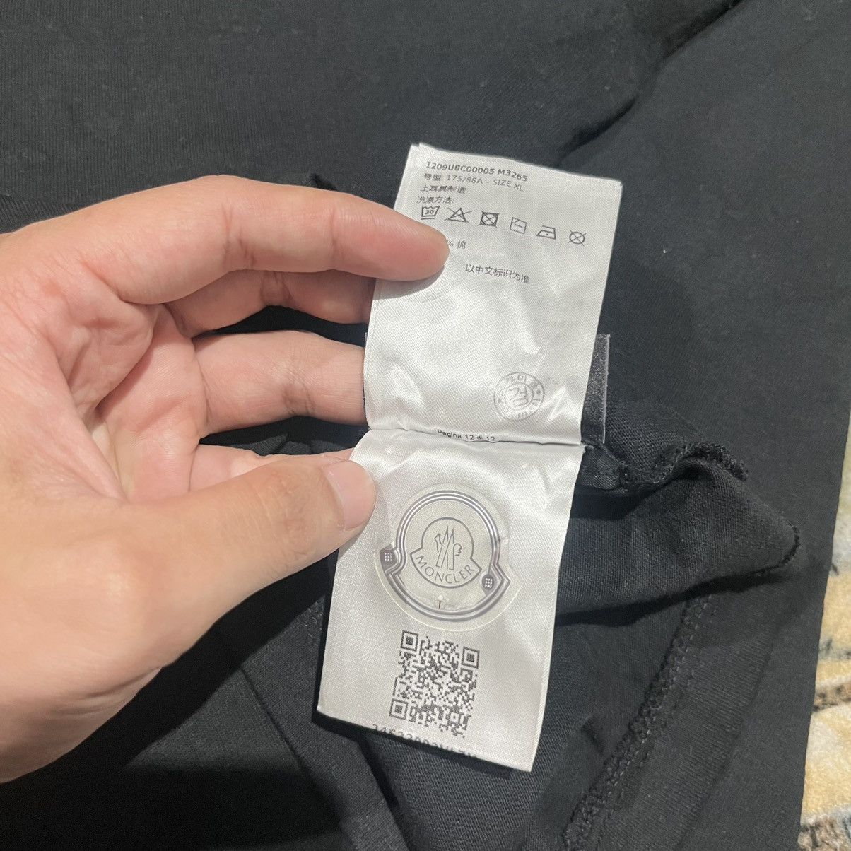 Fragment Design × Moncler Moncler Frgmt Hiroshi Fujiwara T Shirt Front and Back Print Size US XL / EU 56 / 4 - 9 Thumbnail