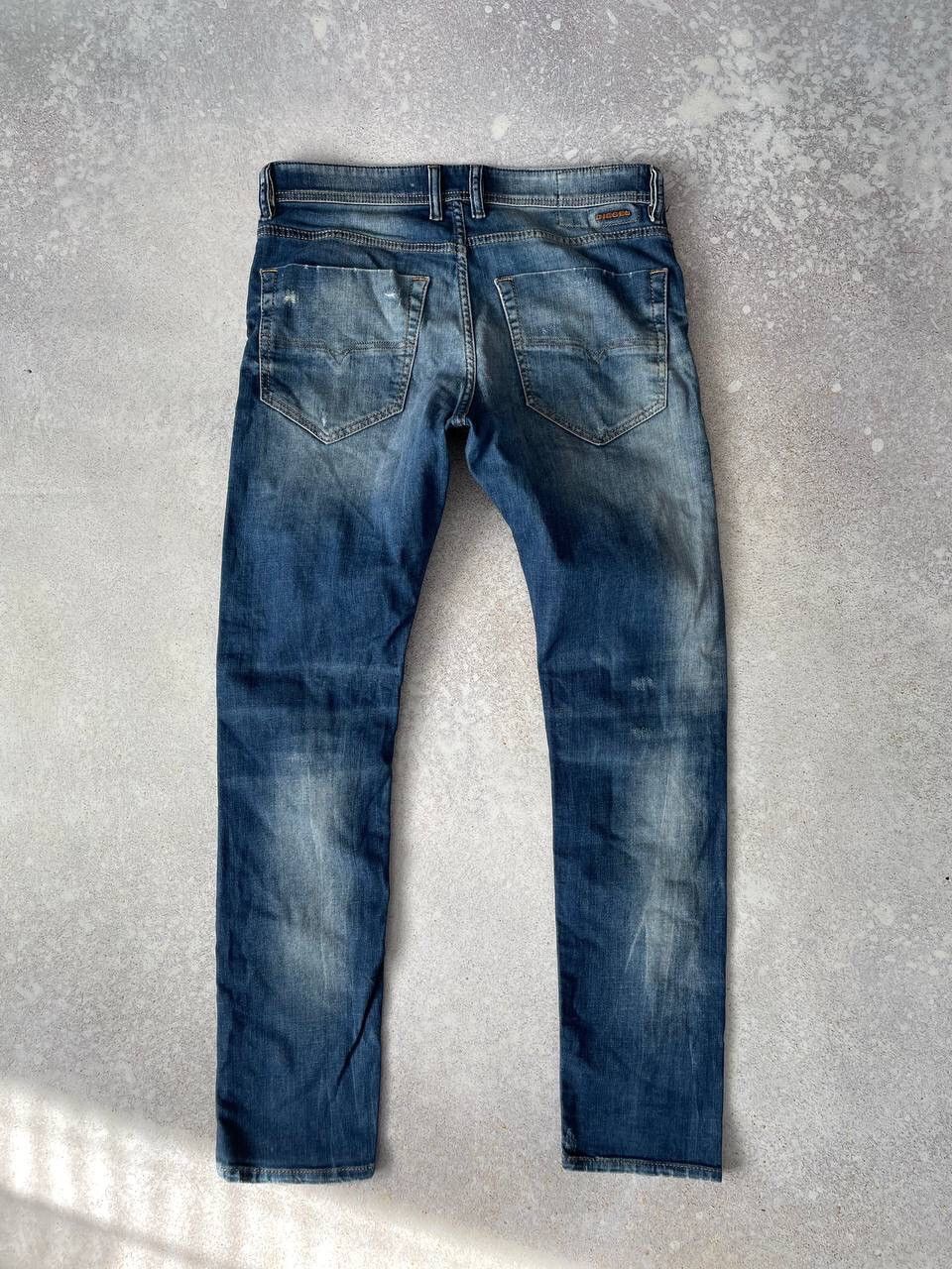 Diesel × Diesel Black Gold × Vintage Vintage Diesel Tepphar Blue Denim Pants Metal Logo Y2K Rare Size US 31 - 6 Thumbnail