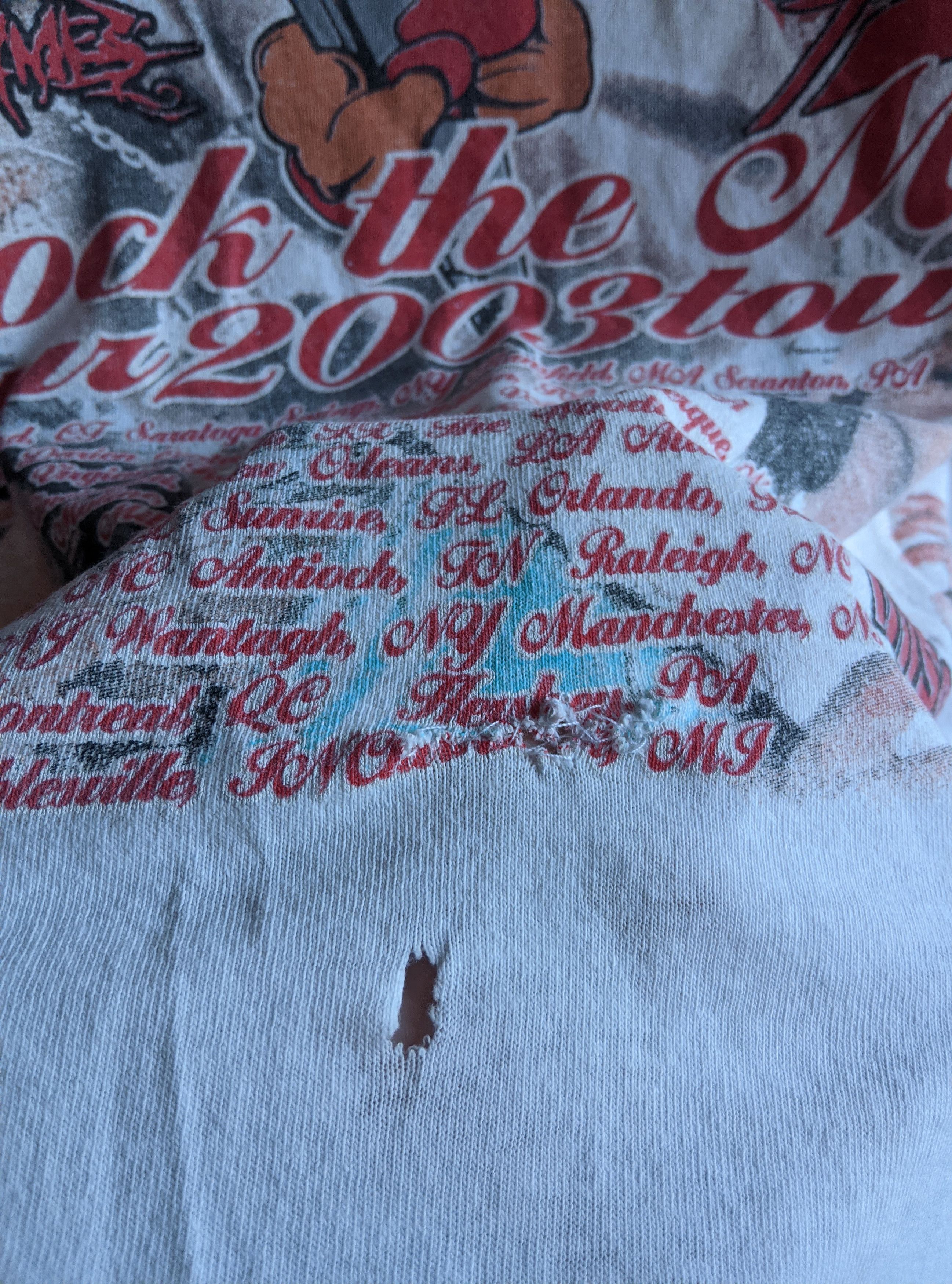 Rap Tees Vintage 2003 thrashed jayz 50cent raptee distressed ERD Size US L / EU 52-54 / 3 - 9 Thumbnail