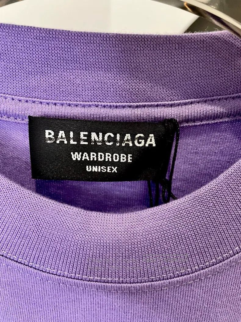 Balenciaga Balenciaga White Coke Embroidered Purple T-Shirt Size US XXS / EU 40 - 2 Thumbnail