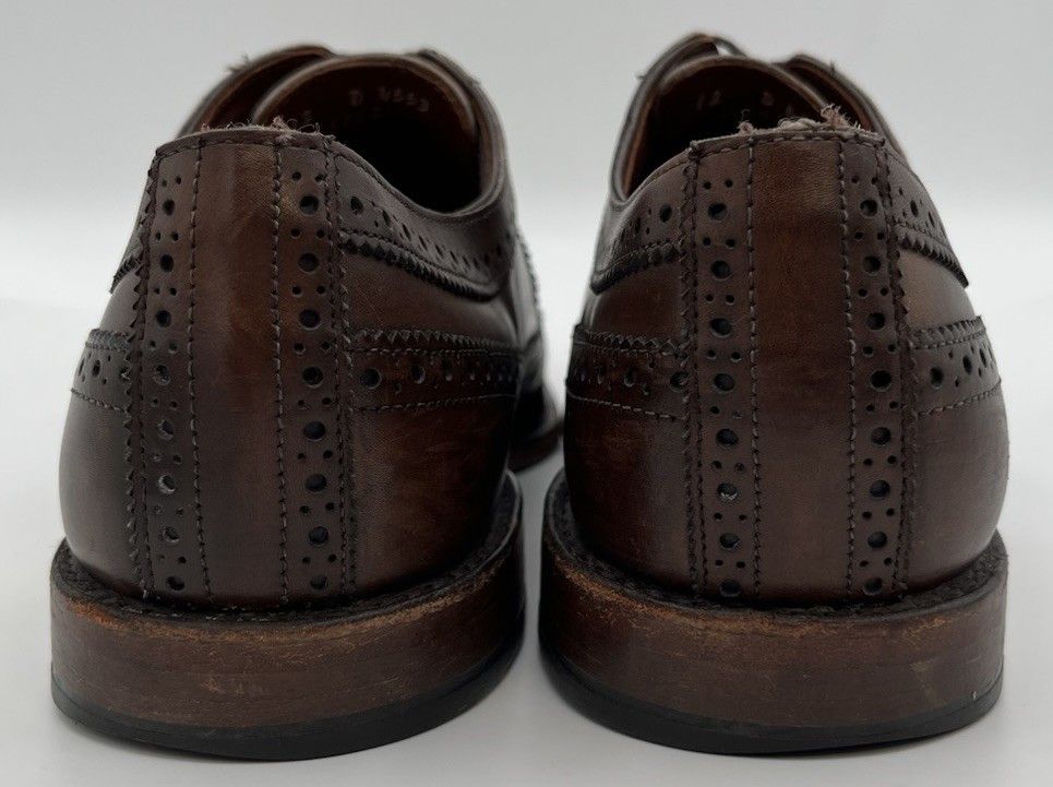 Allen Edmonds Allen Edmonds MCGREGOR Wingtip Dark Brown Leather Size 12D Size US 12 / EU 45 - 4 Thumbnail