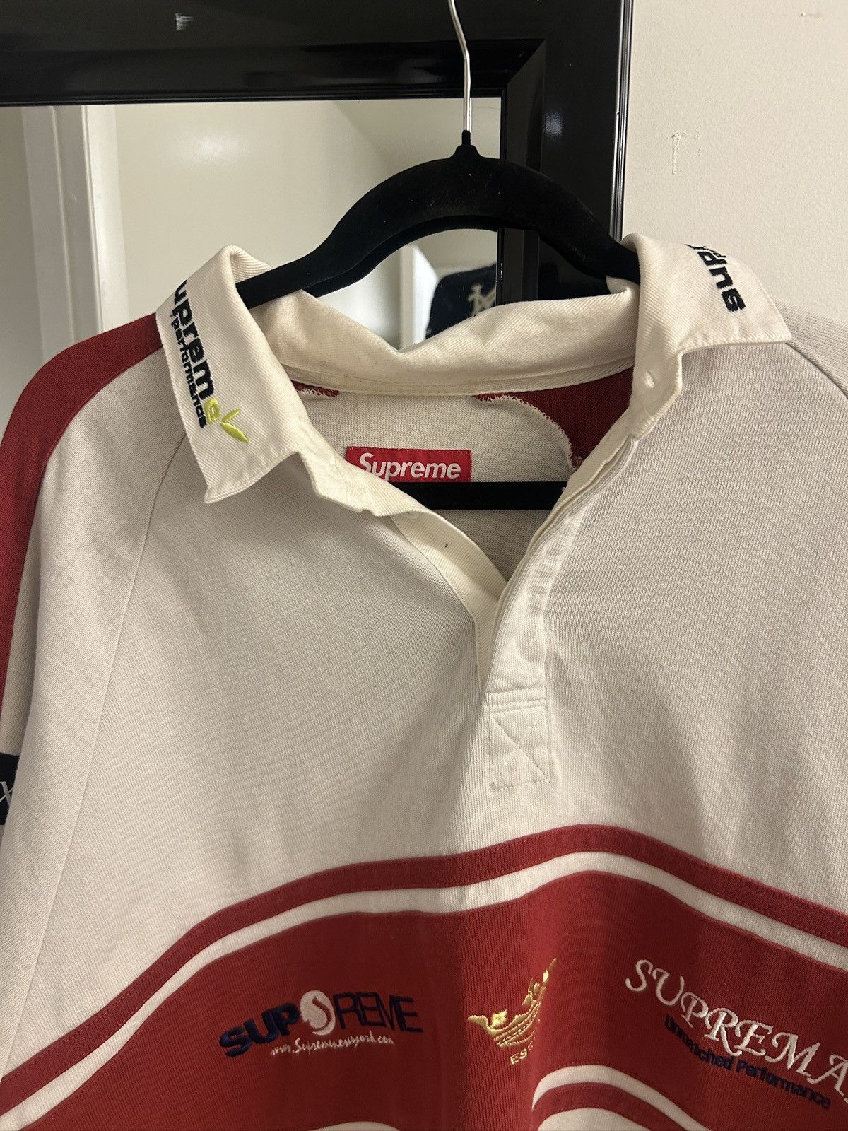 Supreme Supreme FW 24 Rugby Longsleeve Size US XL / EU 56 / 4 - 3 Thumbnail