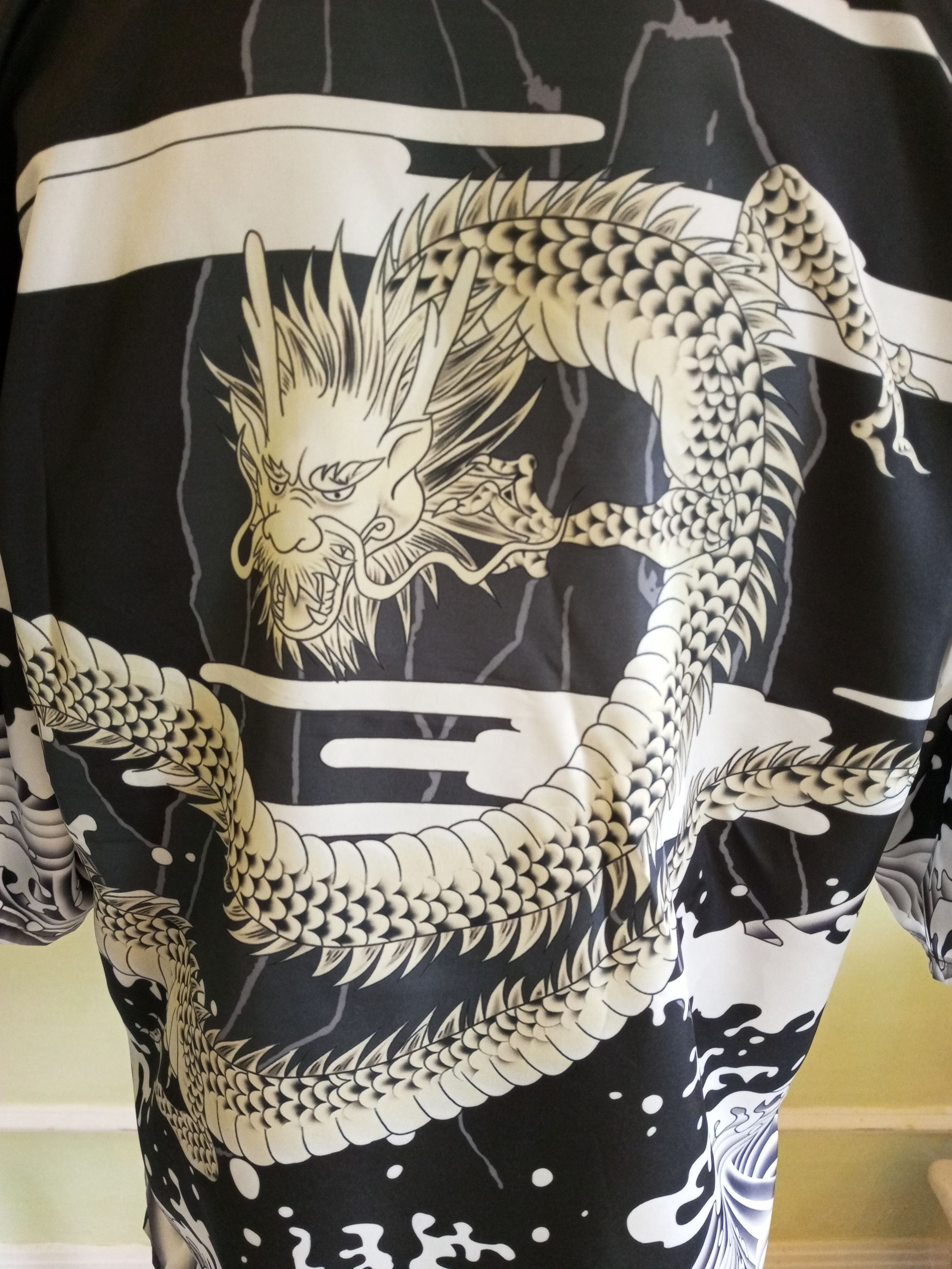 Japanese Brand Vintage kimono Japan dragon all over print Size US L / EU 52-54 / 3 - 5 Thumbnail
