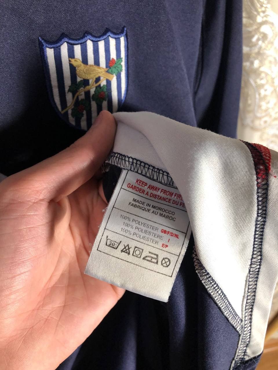 Diadora × Vintage VERY RARE DIADORA WEST BROMWICH ALBION ENGLAND SOCCER JERSEY Size US L / EU 52-54 / 3 - 5 Thumbnail