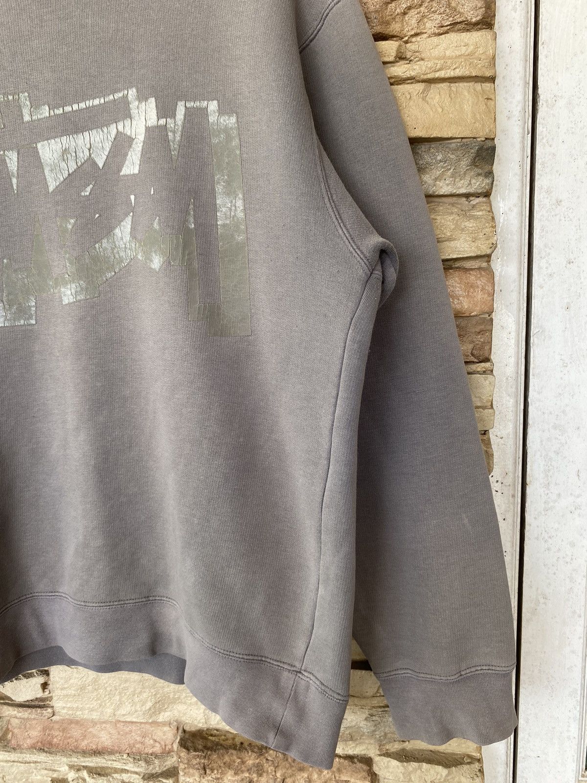 Stussy Rare Vintage Stussy Spellout Logo Sweatshirt Faded Size US M / EU 48-50 / 2 - 6 Thumbnail