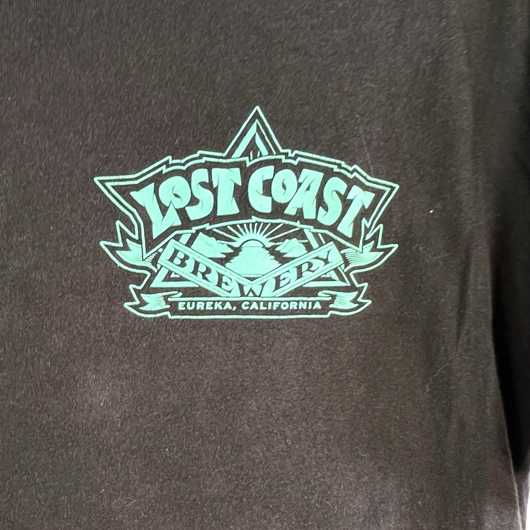 Vintage VINTAGE Lost Coast Brewery Beer T-Shirt Mens Medium Black Graphic Print Short Sleeve Crew Neck Spring Summer Fall Size US M / EU 48-50 / 2 - 3 Thumbnail