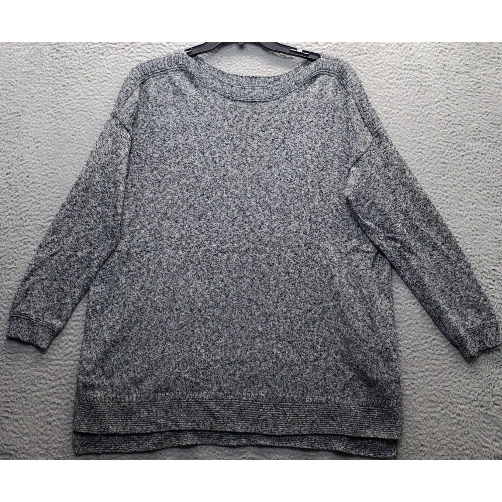 Old Navy Old Navy Sweater Womens XL Gray Knit Raglan Sleeve Crew Neck Side Slit Pullover Size XL / US 12-14 / IT 48-50 - 2 Thumbnail