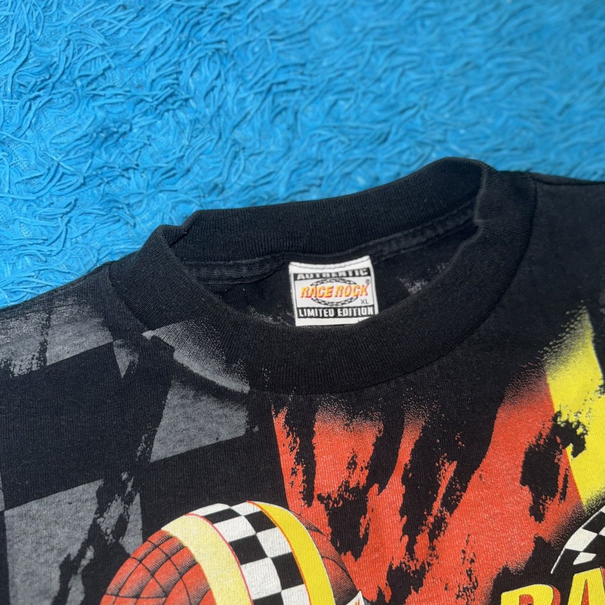 NASCAR VINTAGE OVER PRINT SINGLE STITCH RACE ROCK NASCAR T-SHIRT Size US XL / EU 56 / 4 - 5 Thumbnail
