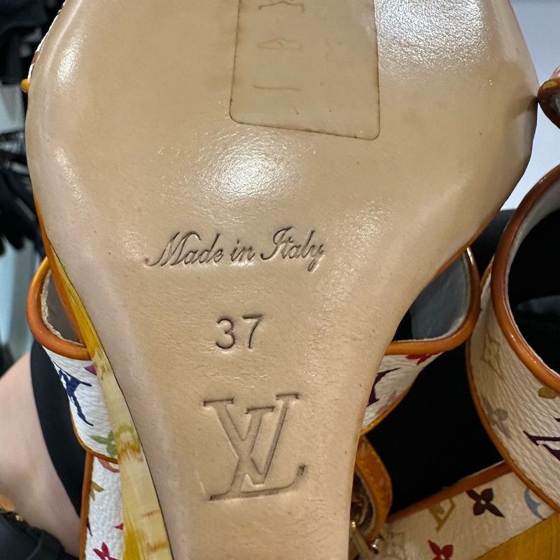 Louis Vuitton Louis Vuitton Colorful Heels for Women Size US 7 / IT 37 - 6 Thumbnail