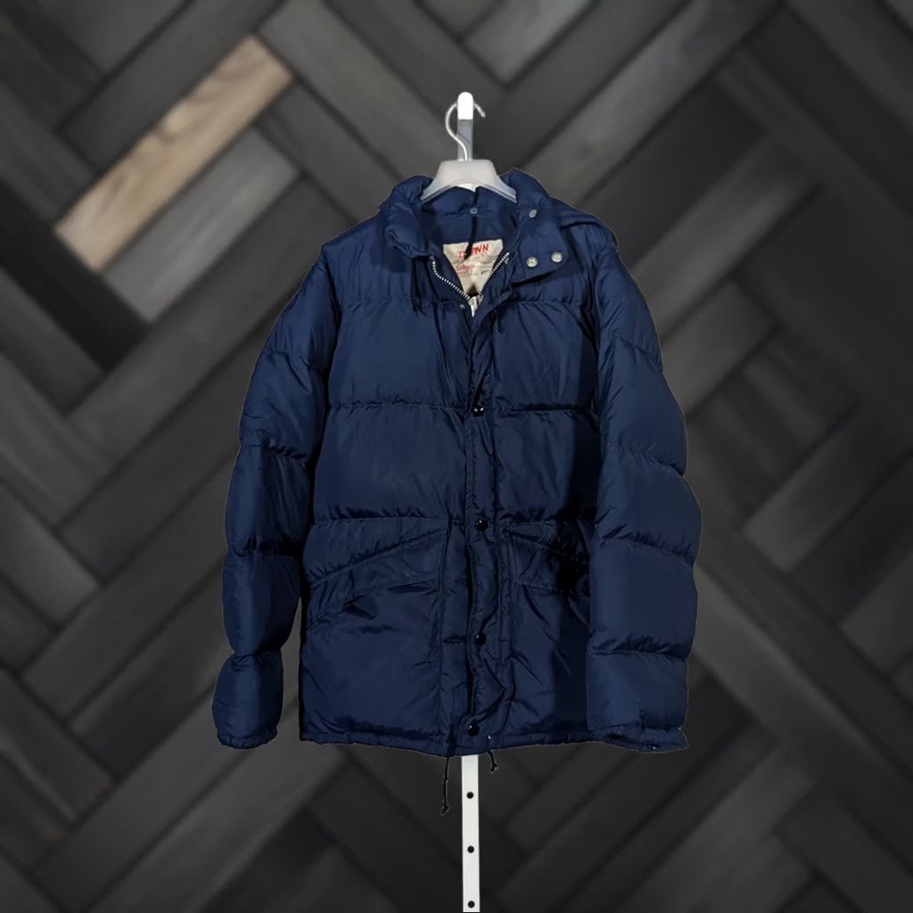 Schott VINTAGE Schott Jacket Hooded Blue Puffer Down Et Plume NYC USA M Men Regular Jacket Hoodie Winter 70s Size US M / EU 48-50 / 2 - 1 Thumbnail