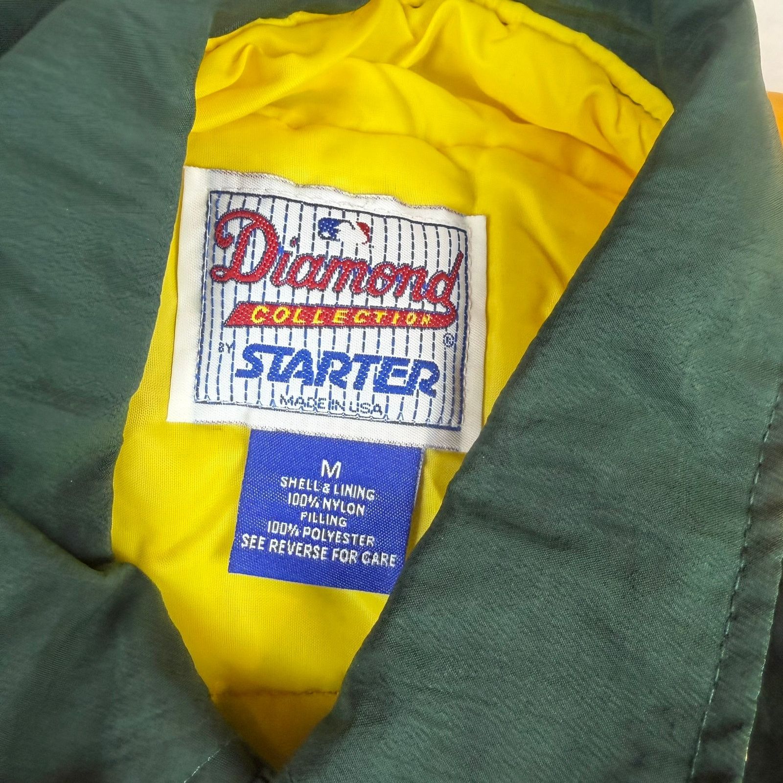 Starter Vintage Oakland A's Starter Jacket - Diamond Collection - M Size US M / EU 48-50 / 2 - 3 Thumbnail