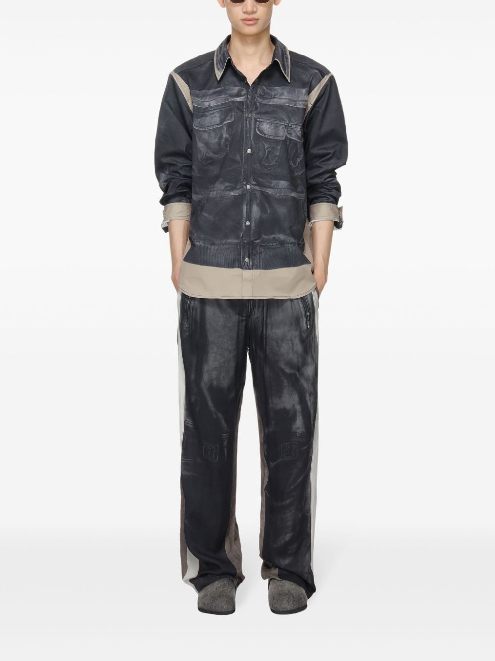 Diesel o1h1sh11224 S After A Shirt in Black Size US M / EU 48-50 / 2 - 3 Thumbnail