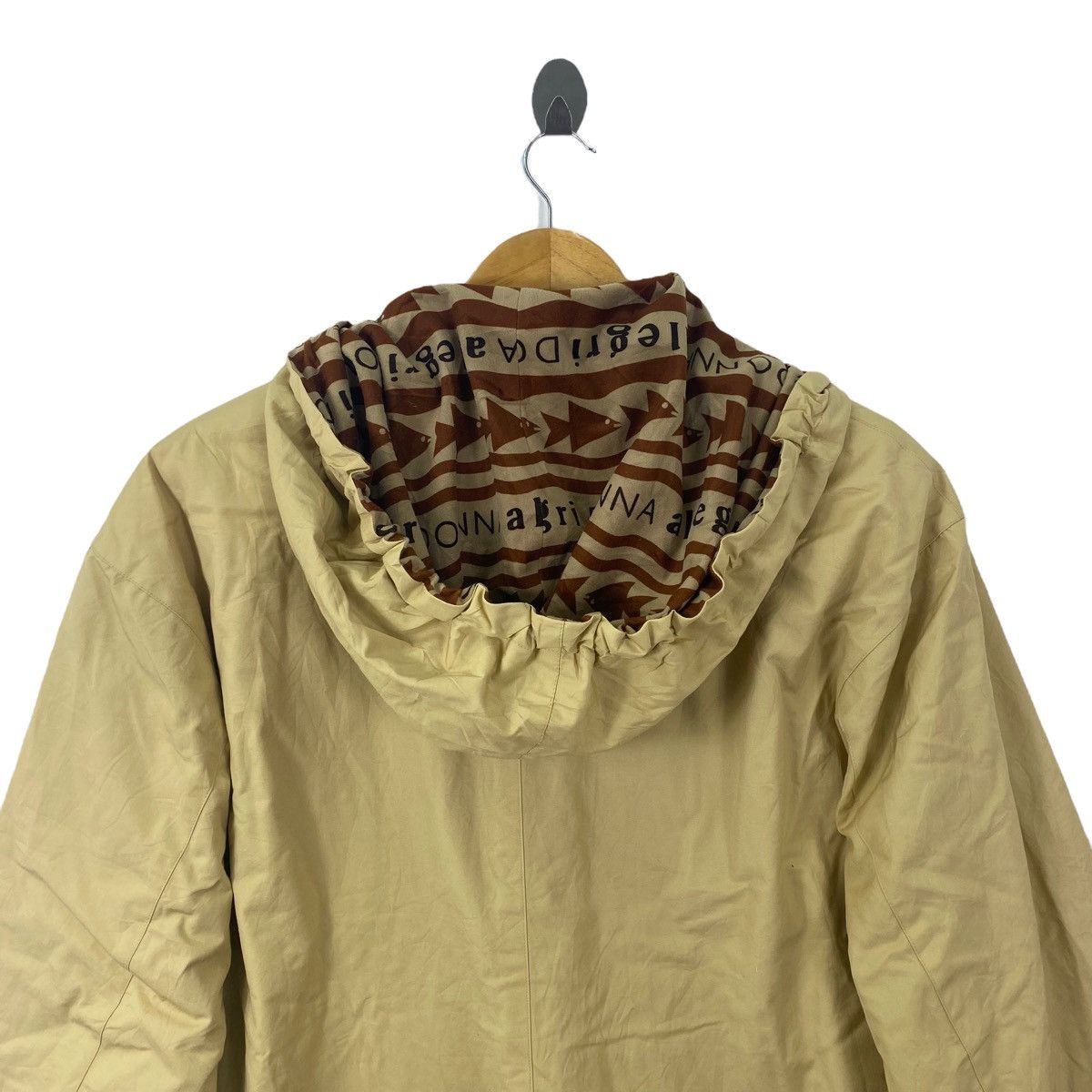 Allegri Vintage ALLEGRI ITALY Italian Brand Overprint Hooded Cream Size US L / EU 52-54 / 3 - 5 Thumbnail