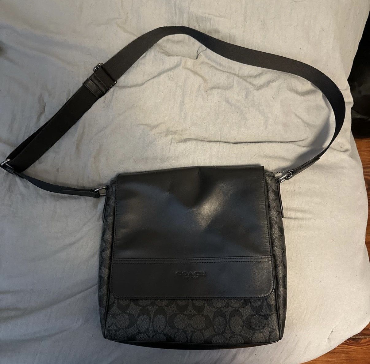 Coach Houston Map Bag Size 30 - 1 Thumbnail