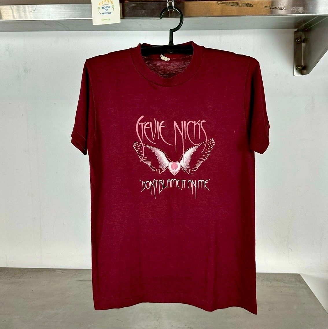 Band Tees × Vintage 1983 Stevie Nicks Don't Blame It on Me Fleetwood Mac Tee Size US M / EU 48-50 / 2 - 1 Thumbnail